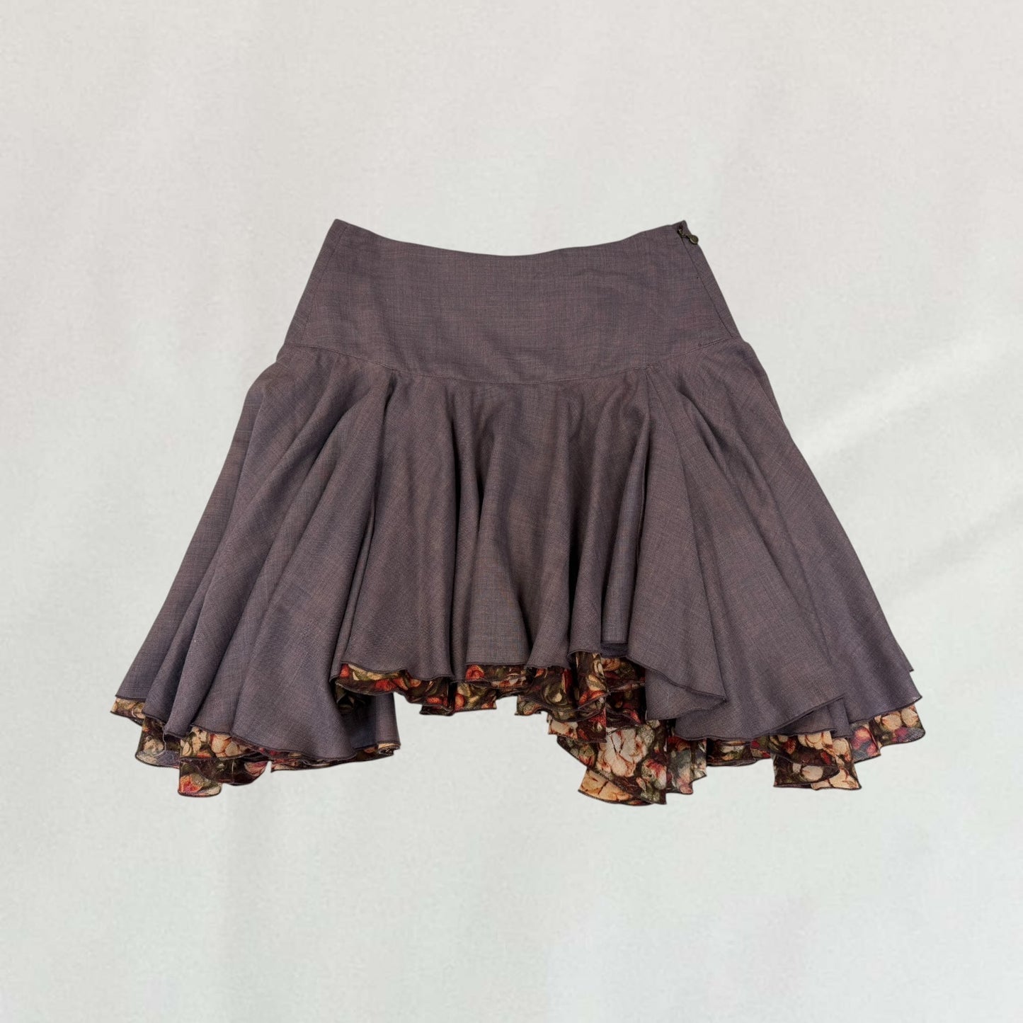 Roberto Cavalli double layer skirt