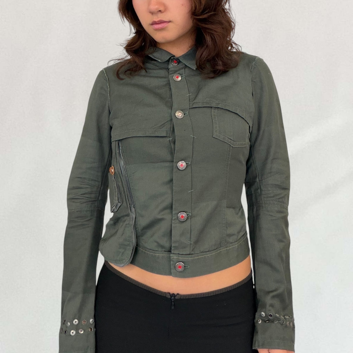 Marithé + François Girbaud button up jacket