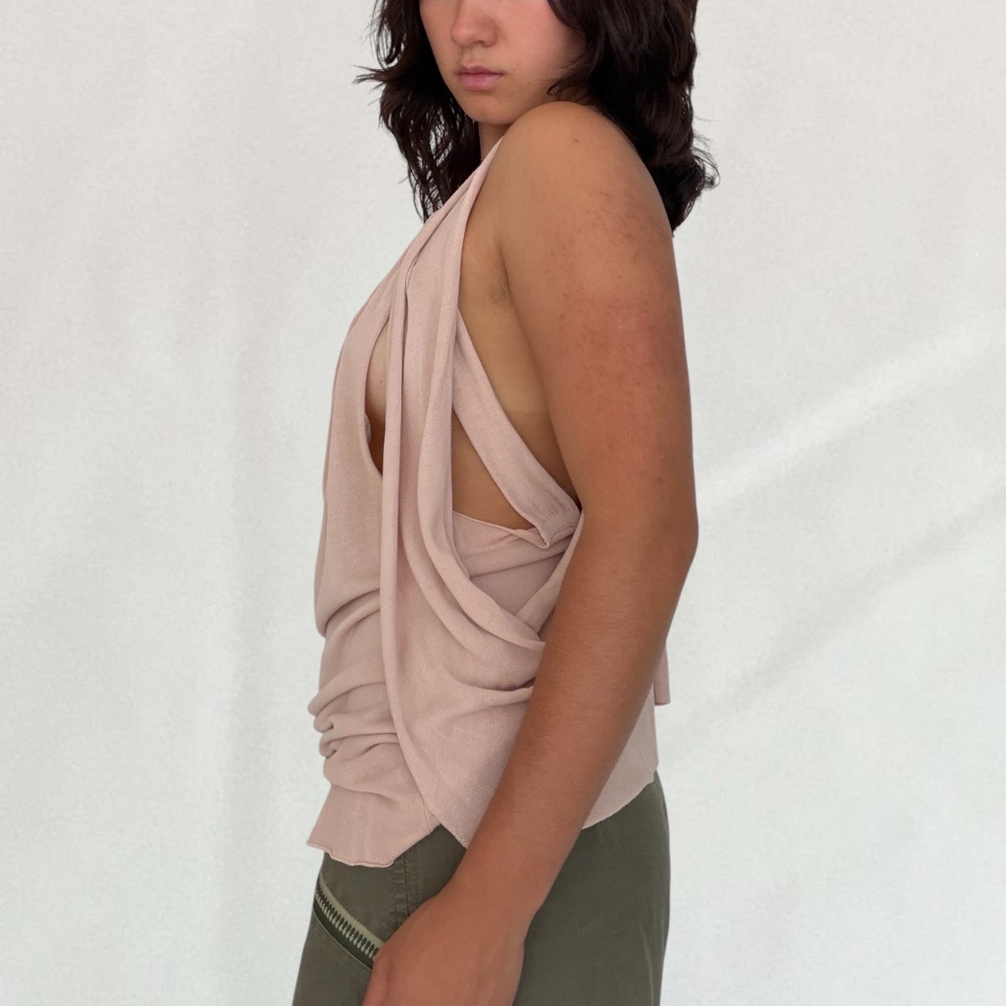 Jean Paul Gaultier cowl neck top