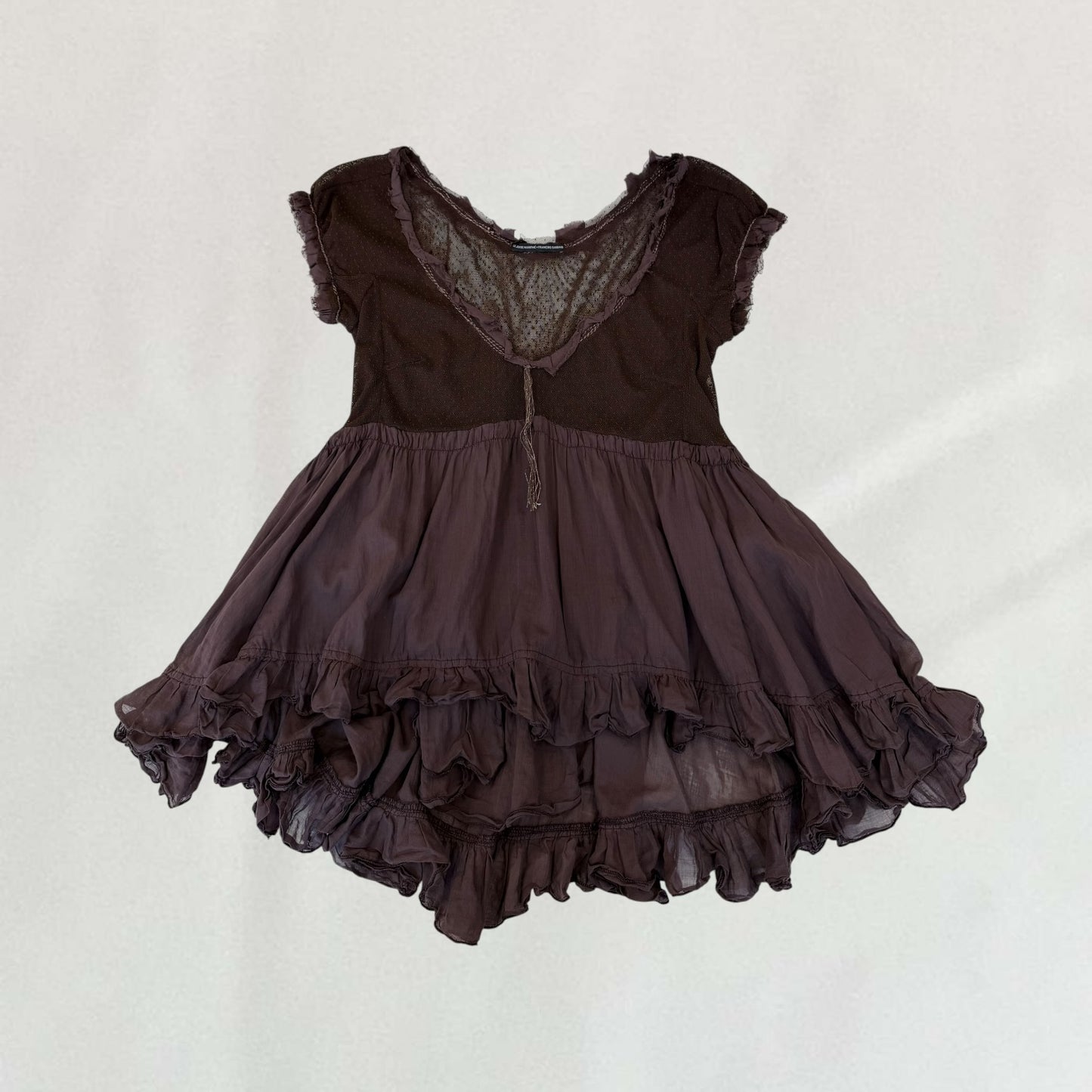 Marithé + François Girbaud ruffle blouse