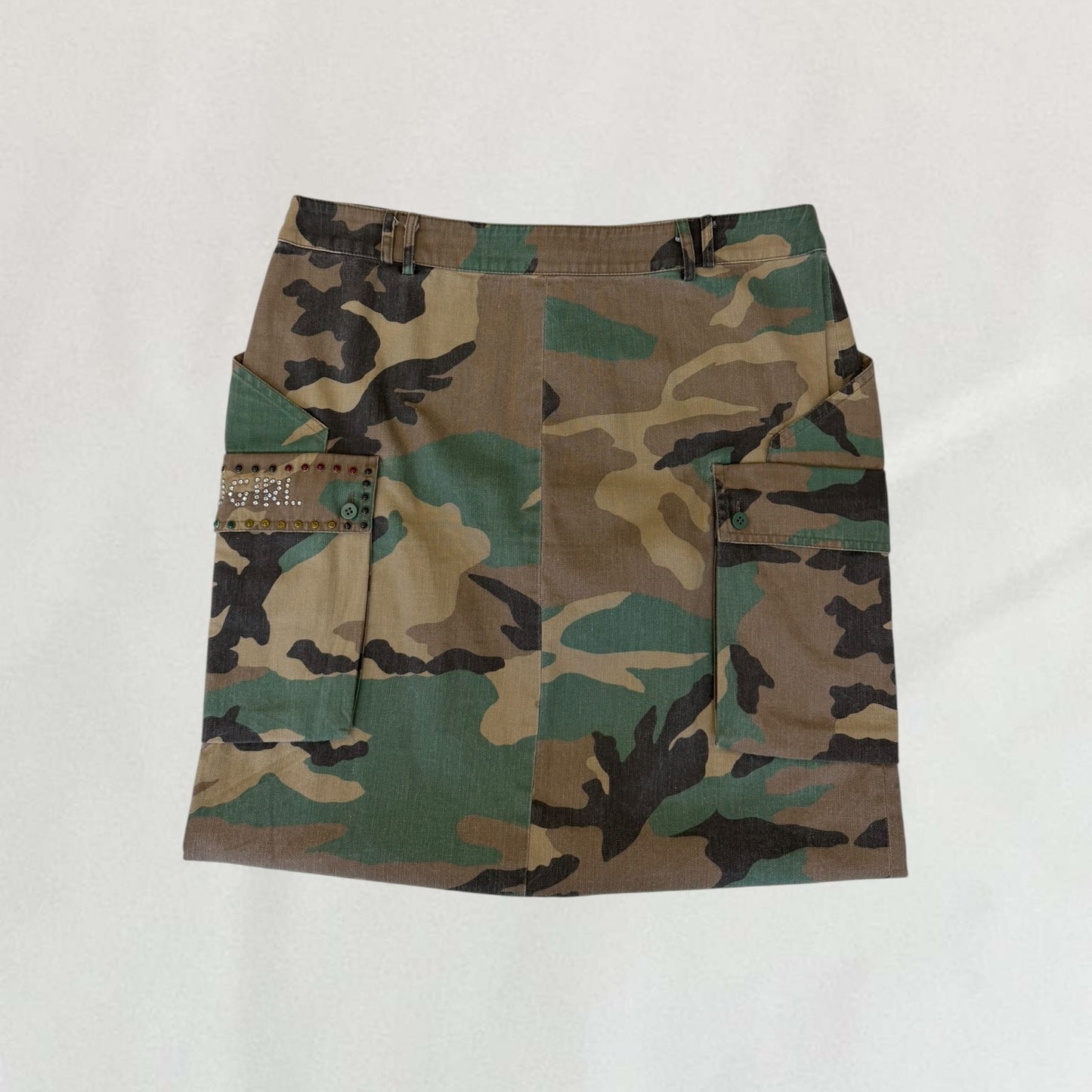 Blumarine camo skirt