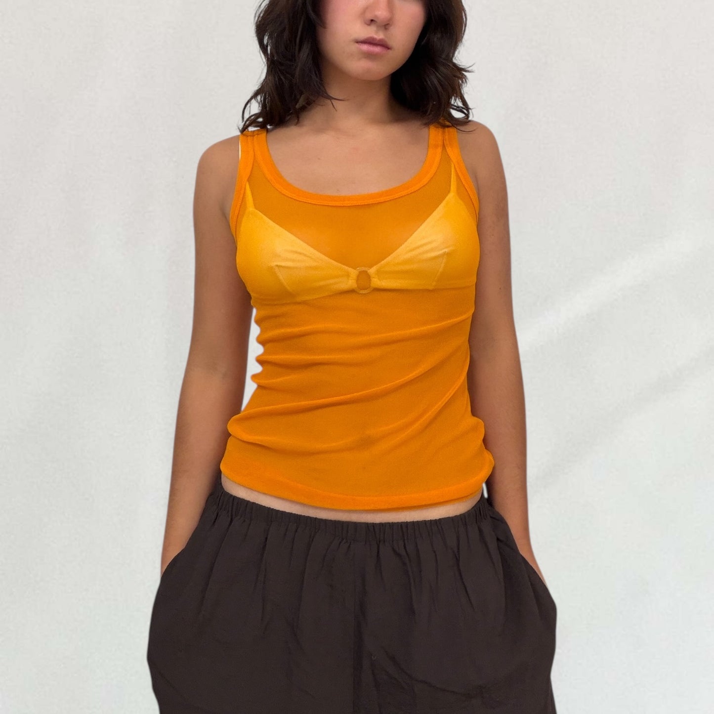 Jean Paul Gaultier mesh tank