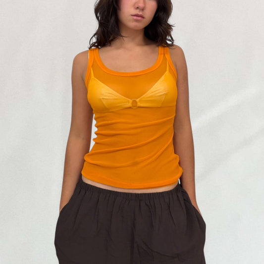 Jean Paul Gaultier mesh tank