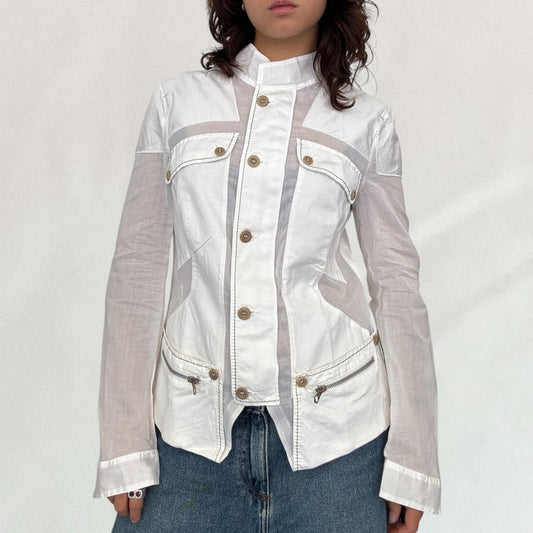 Marithé + François Girbaud button up jacket