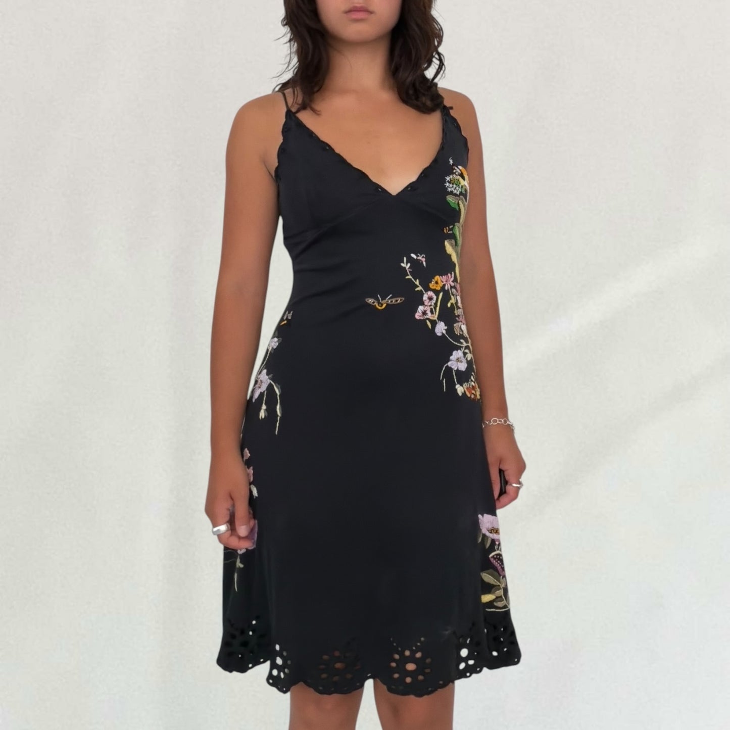 Roberto Cavalli embroidered dress