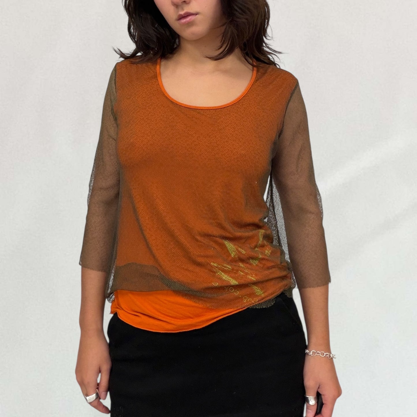 Cop Copine layered top