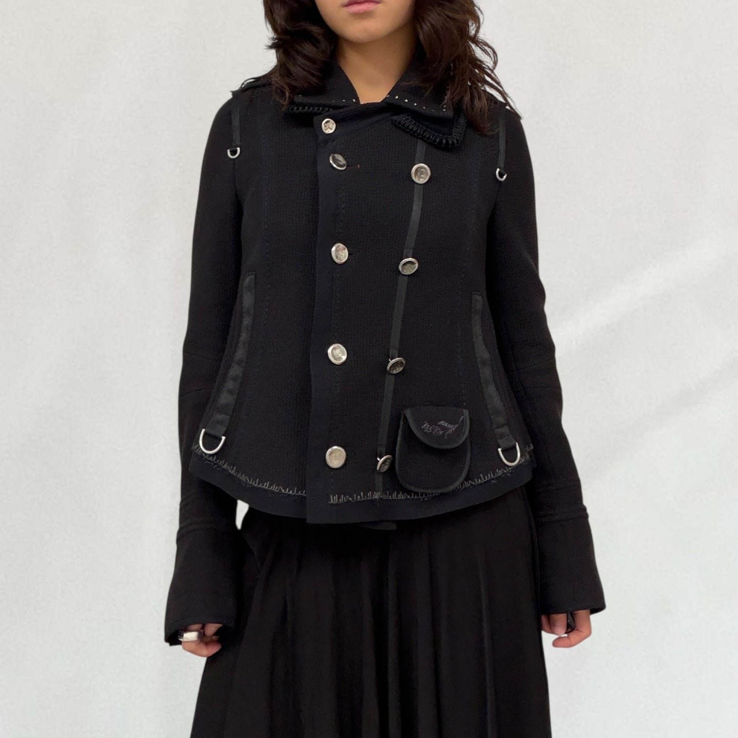 Marithé + François Girbaud double breasted jacket