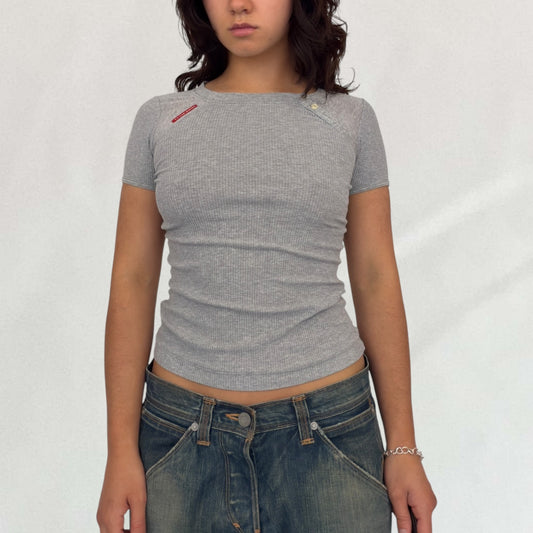 Miss Sixty button T-shirt