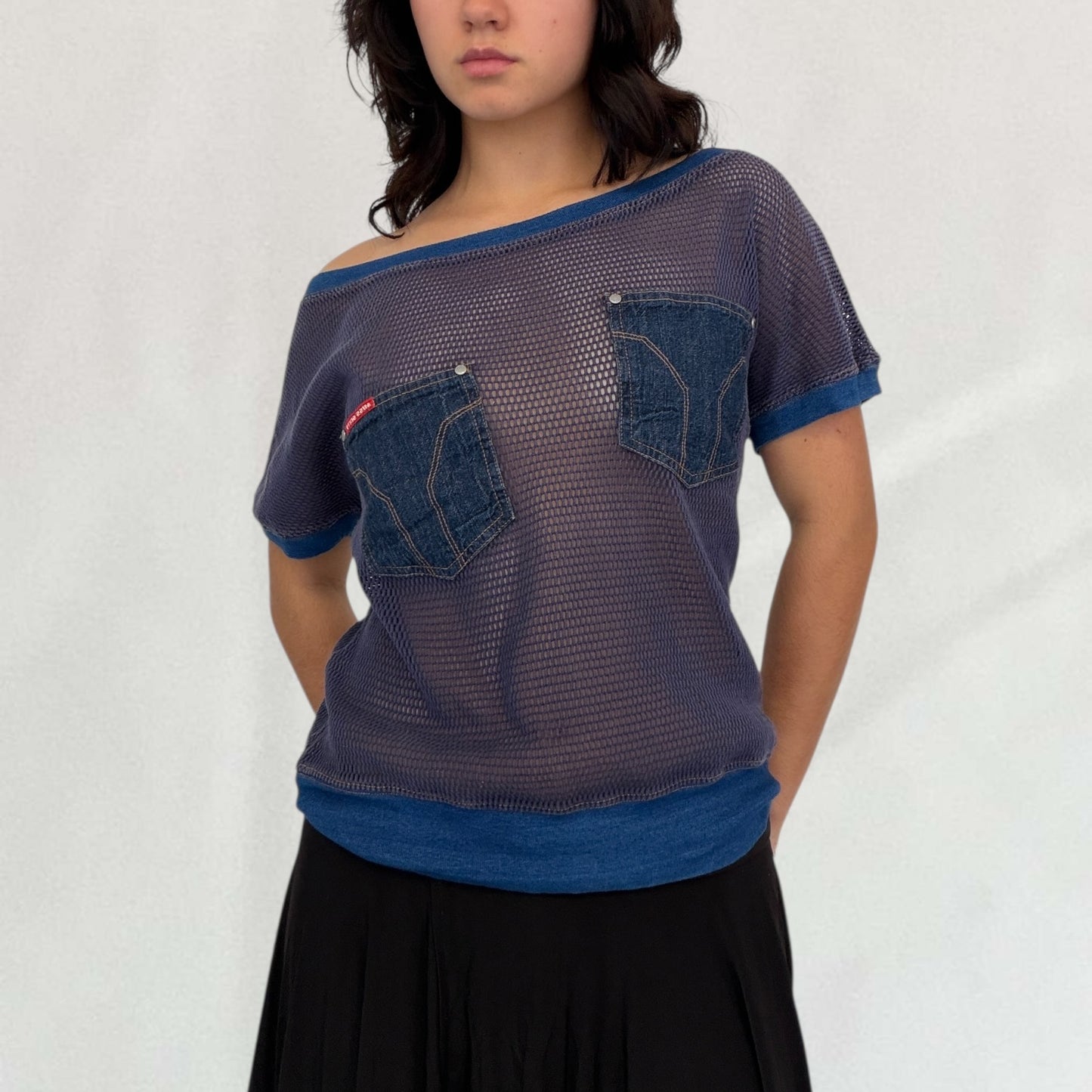 Miss Sixty netted top