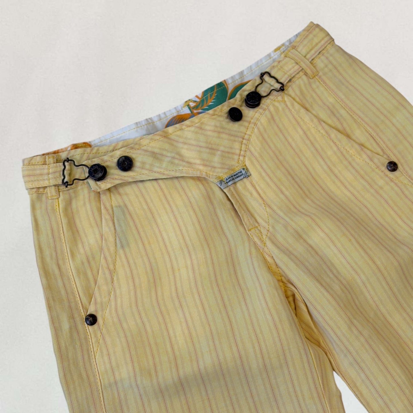 Marithé + François Girbaud buckle detail jeans