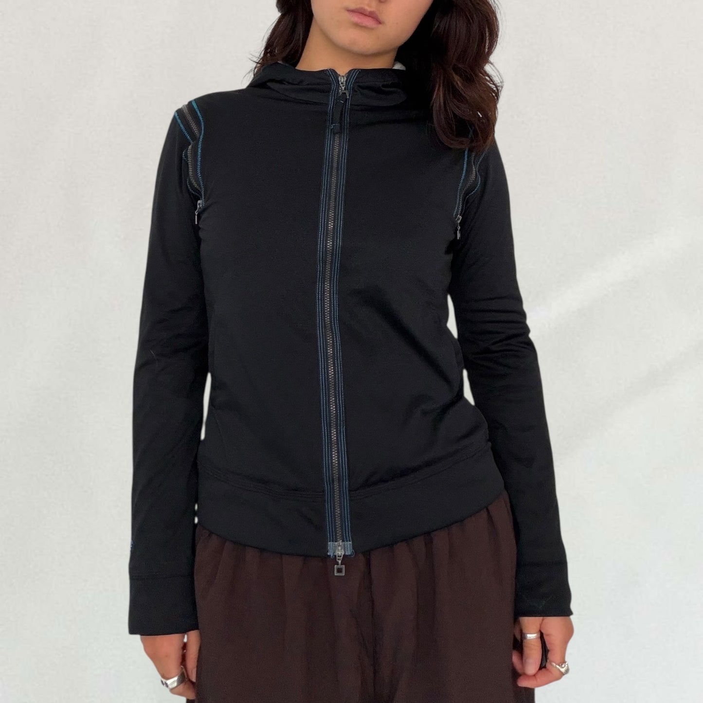 Marithé + François Girbaud zip up jumper