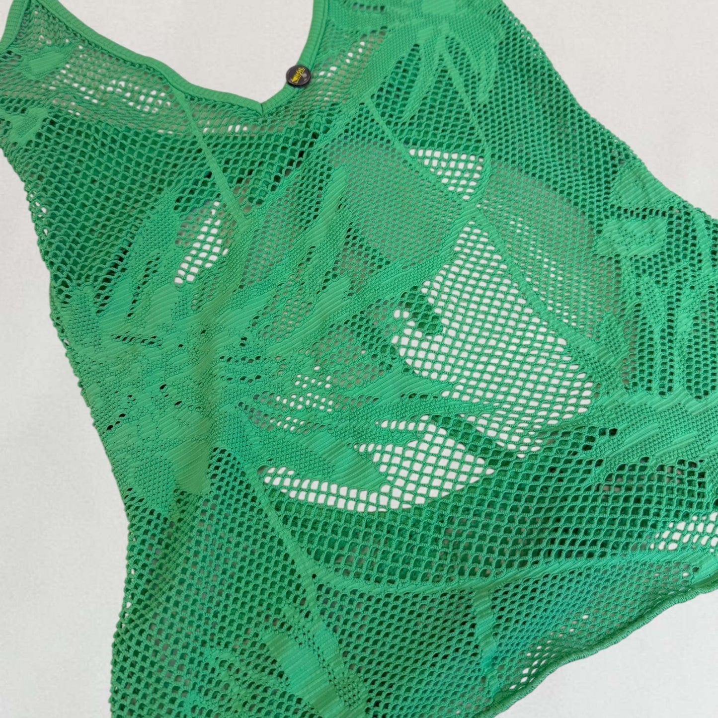 Diesel netted backless halter neck top