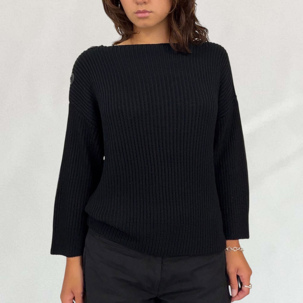 Jean Paul Gaultier ribbed jumper