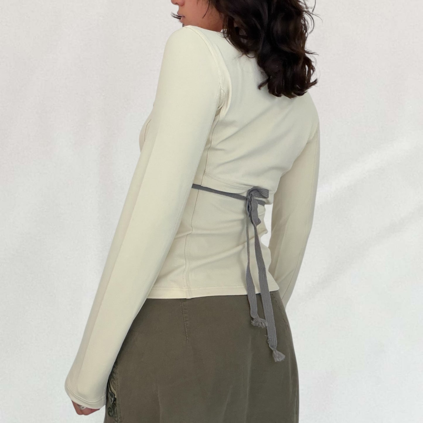 Prada Sport hook and eye top