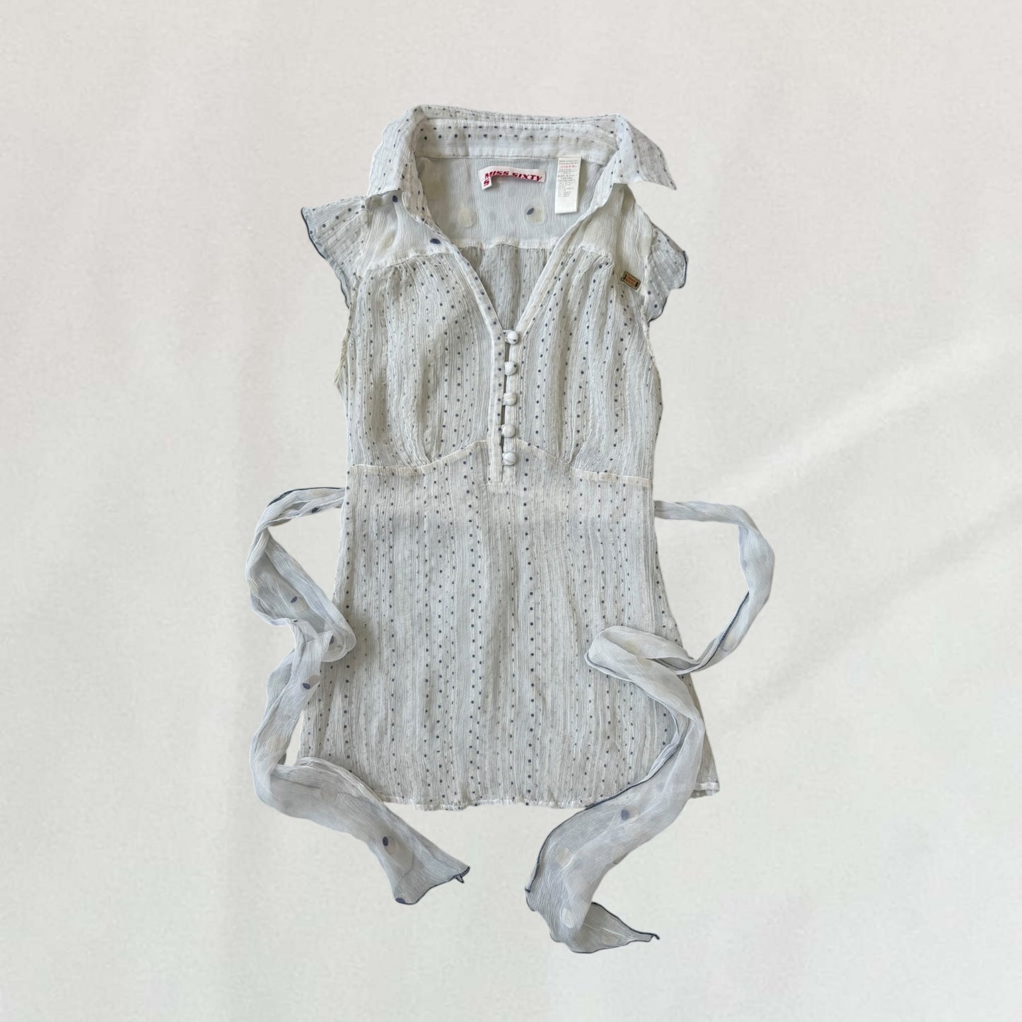 Miss Sixty polka dot vest