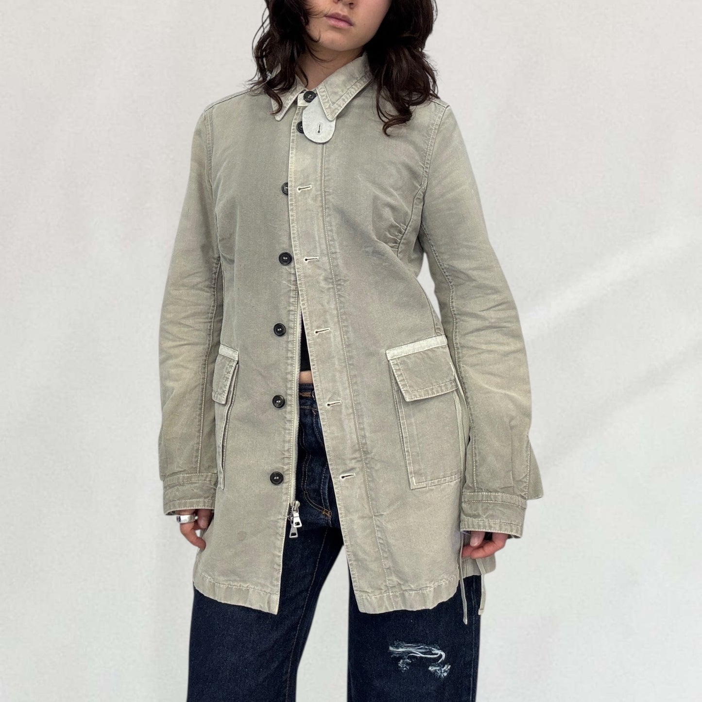 Prada button-up trench