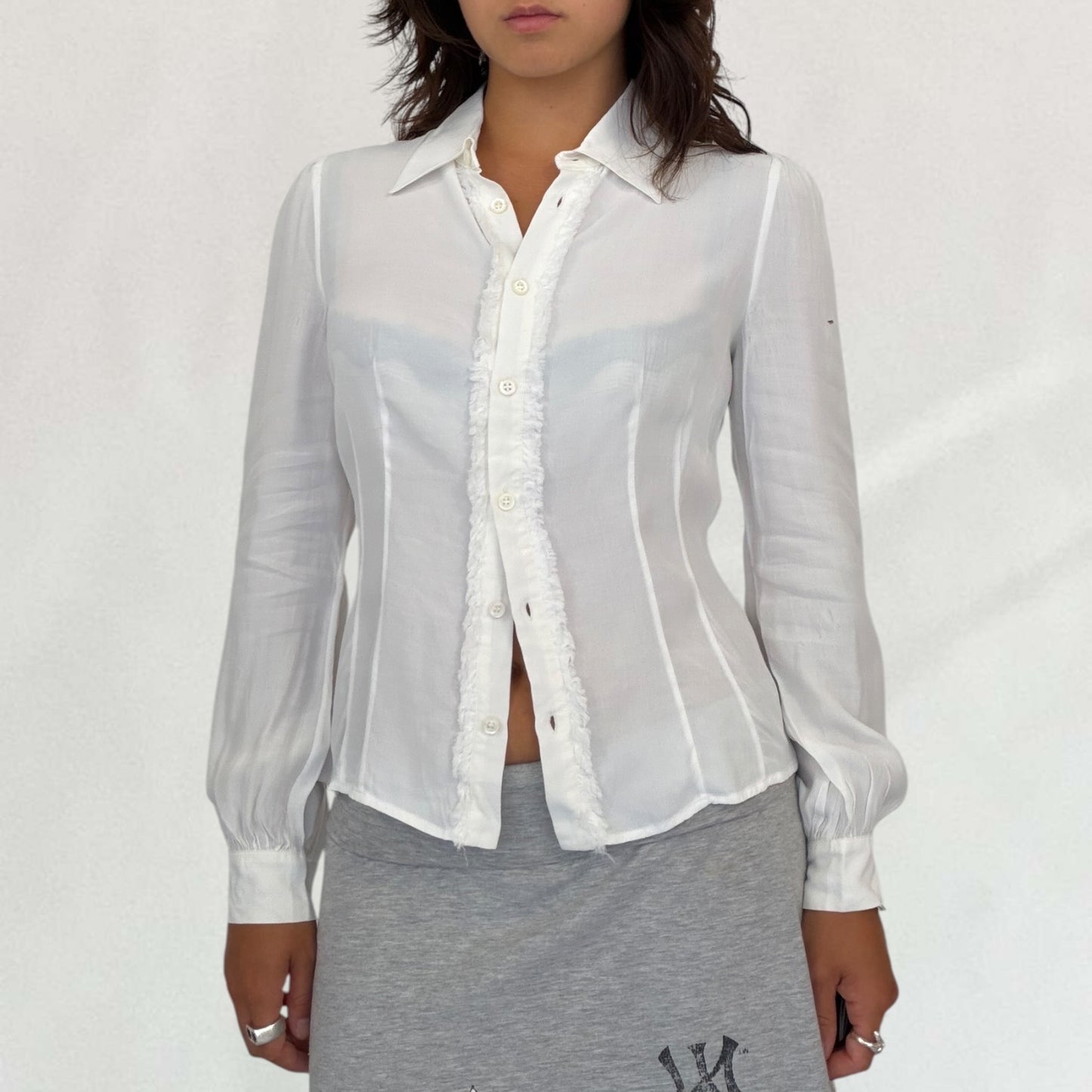 Prada sheer blouse