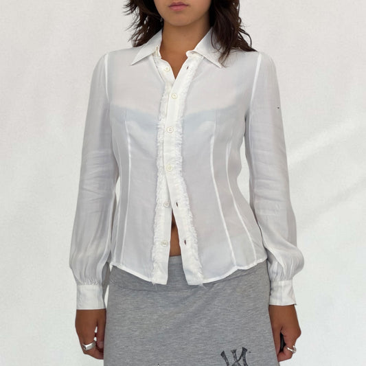 Prada sheer blouse