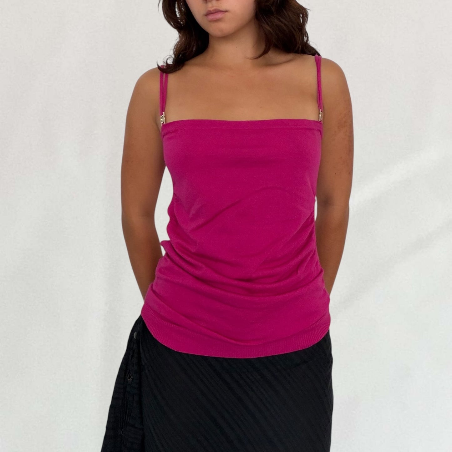 Versace knitted cami top