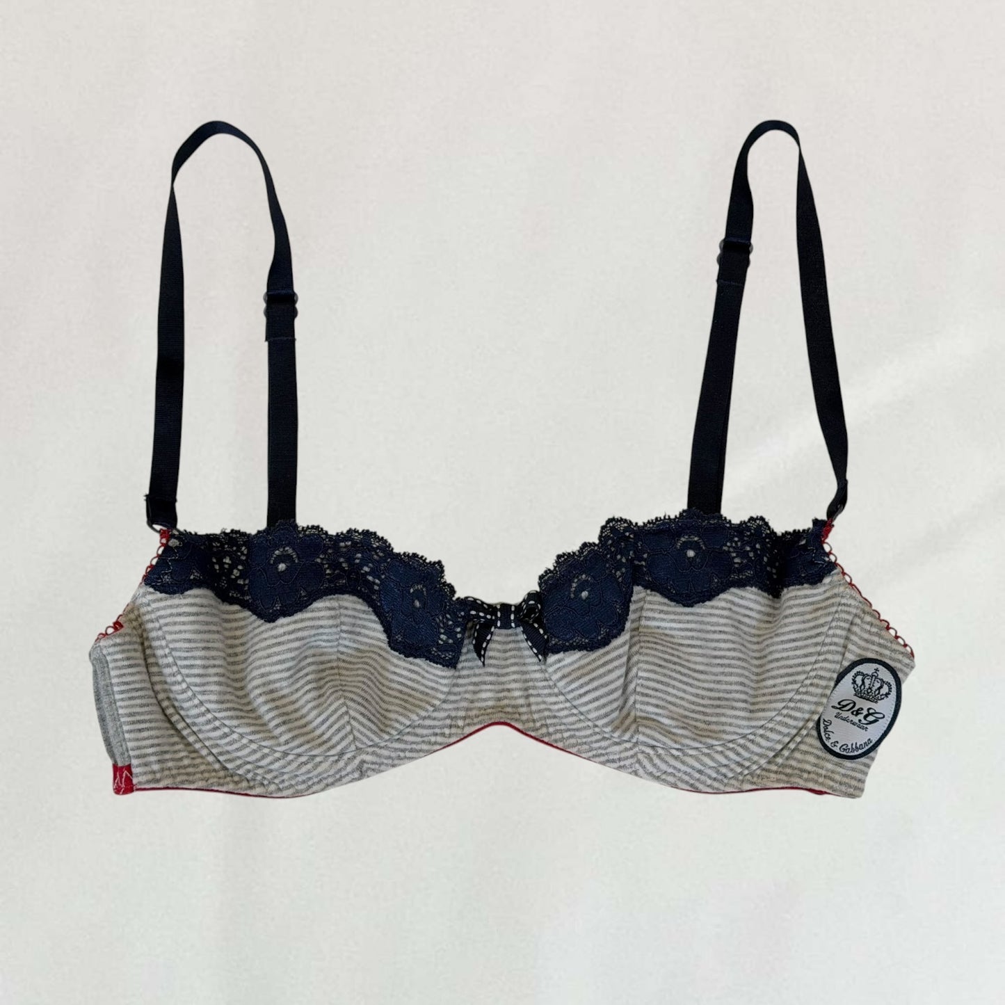 Dolce & Gabbana striped bra