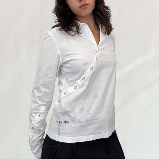 Cop Copine asymmetric shirt