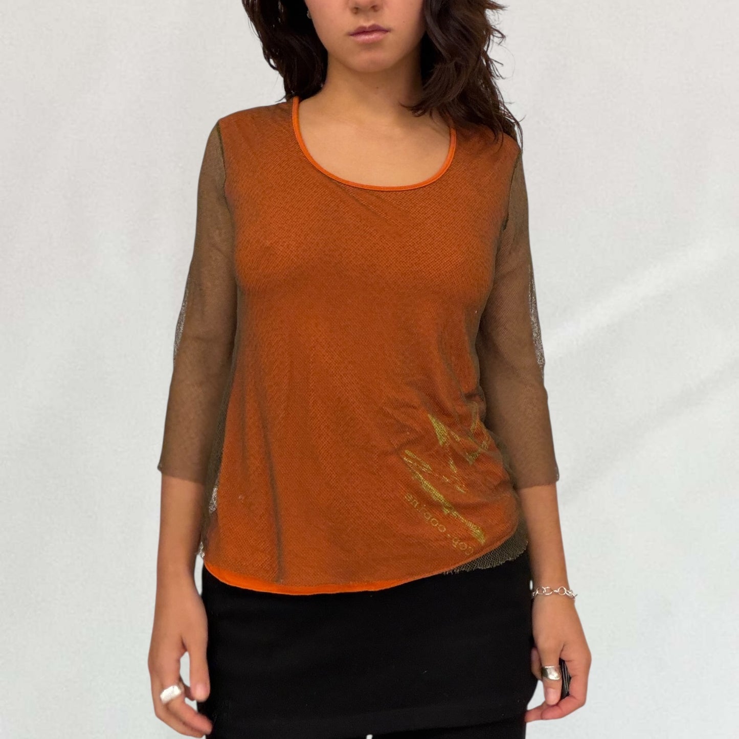 Cop Copine layered top