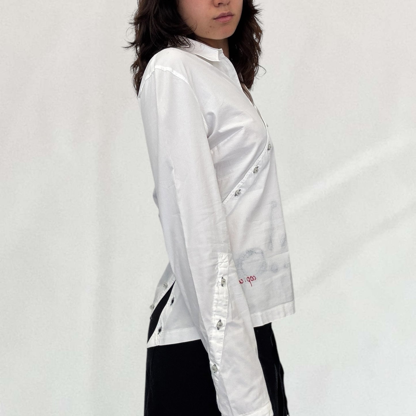 Cop Copine asymmetric shirt