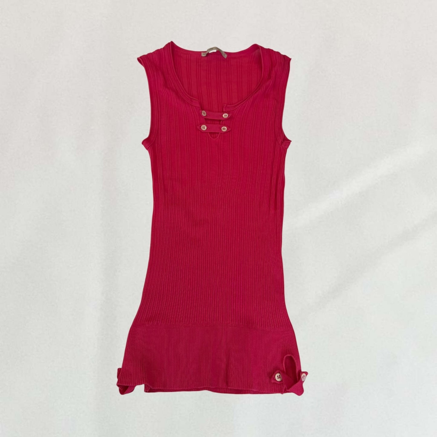Marithé + François Girbaud ribbed vest