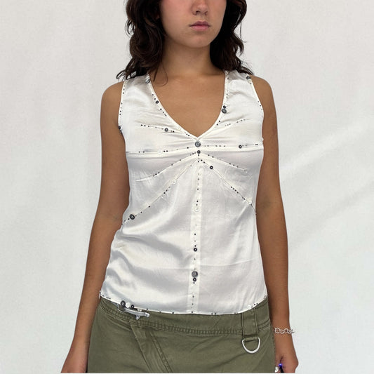 Moschino satin vest