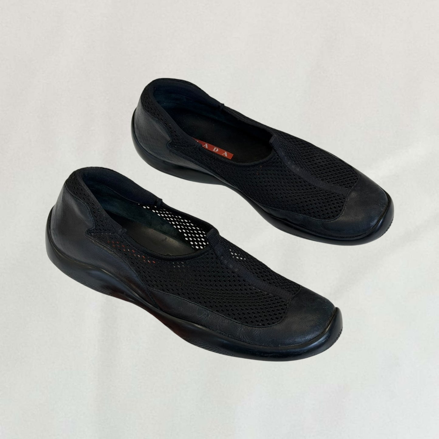 Prada netted shoes