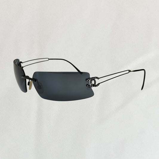 Chanel rimless sunglasses