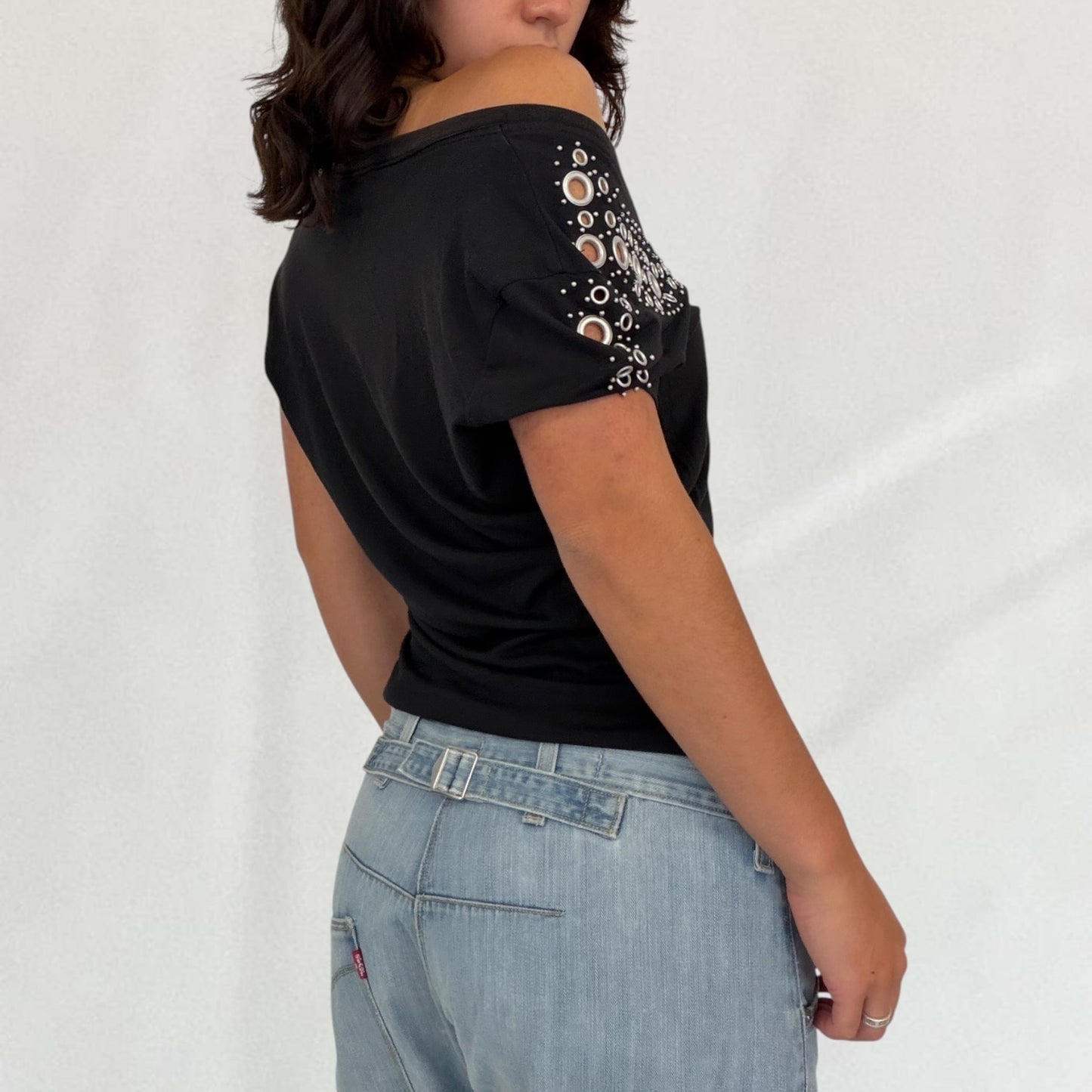 Moschino grommet T-shirt