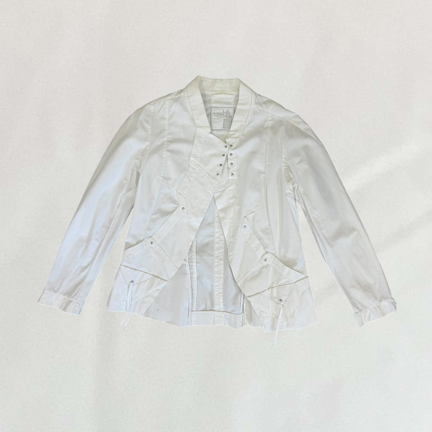 Marithé + François Girbaud open front jacket