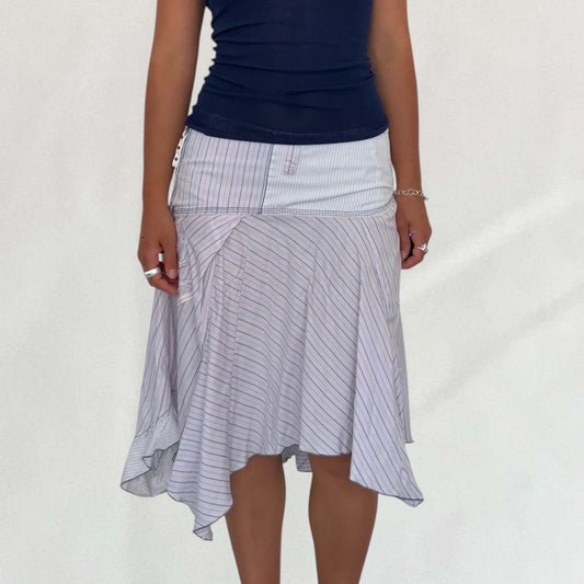 Marithé + François Girbaud striped skirt