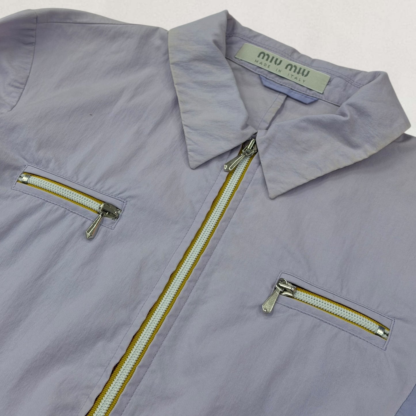 Miu Miu sporty zip-up jacket