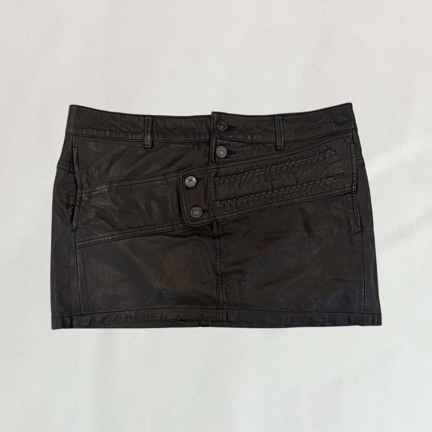 Diesel leather skirt