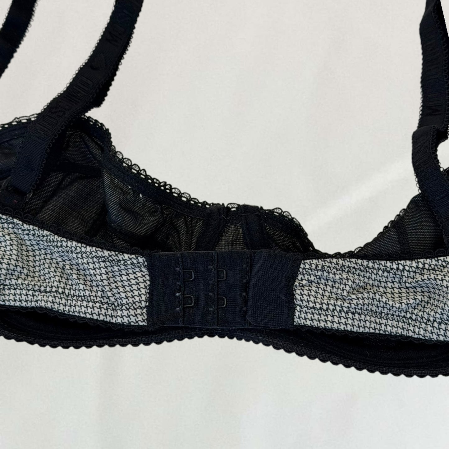 Moschino houndstooth bra