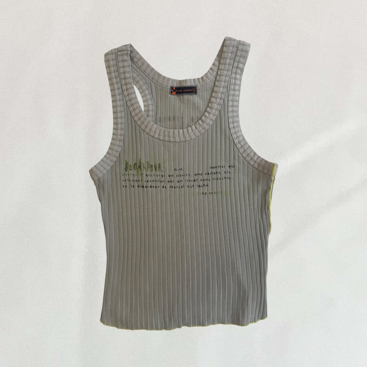 Cop Copine ribbed tank