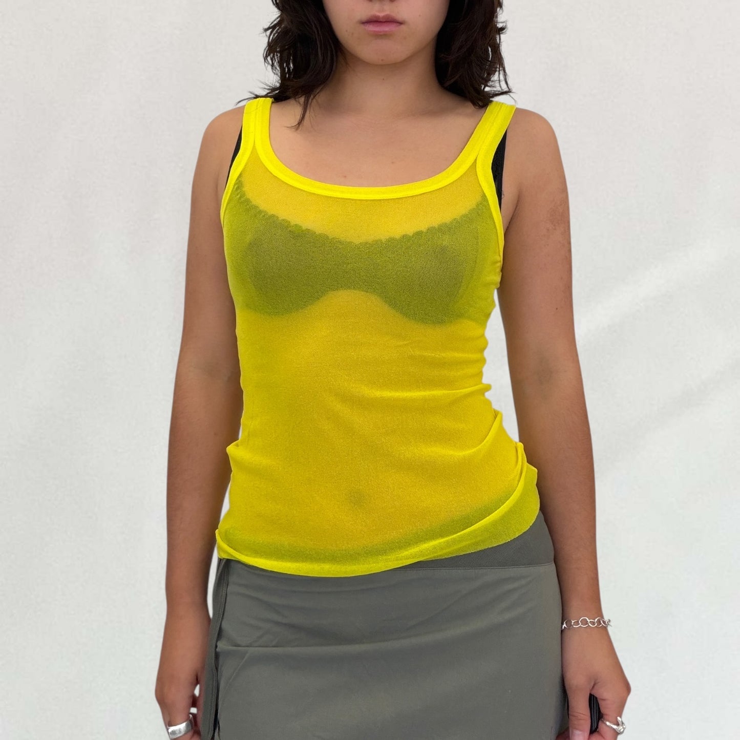 Jean Paul Gaultier mesh tank