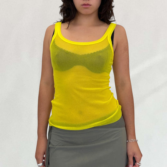 Jean Paul Gaultier mesh tank