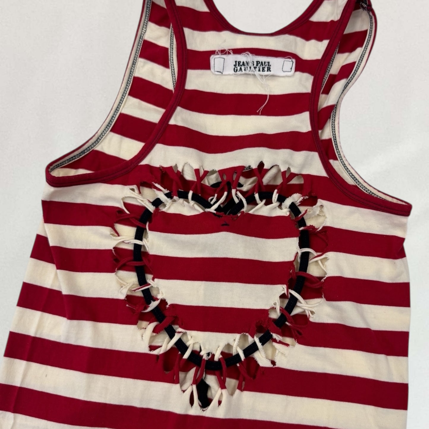 Jean Paul Gaultier striped tank top