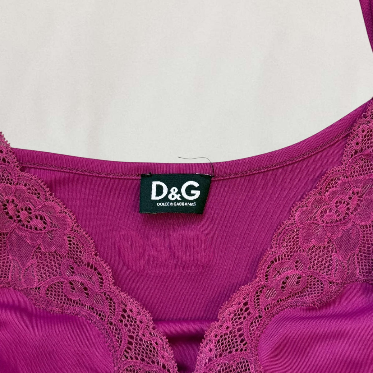 Dolce & Gabbana lace cami