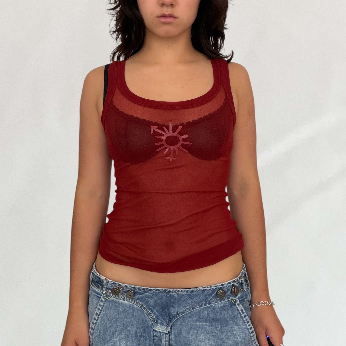 Jean Paul Gaultier mesh tank