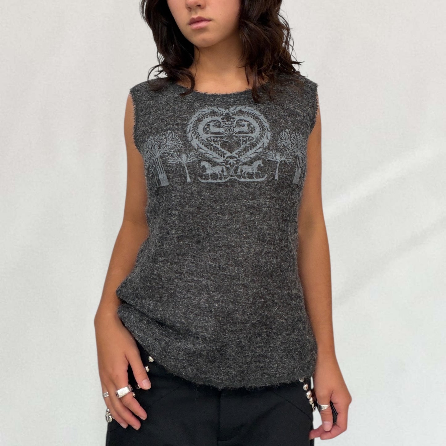 Roberto Cavalli graphic vest