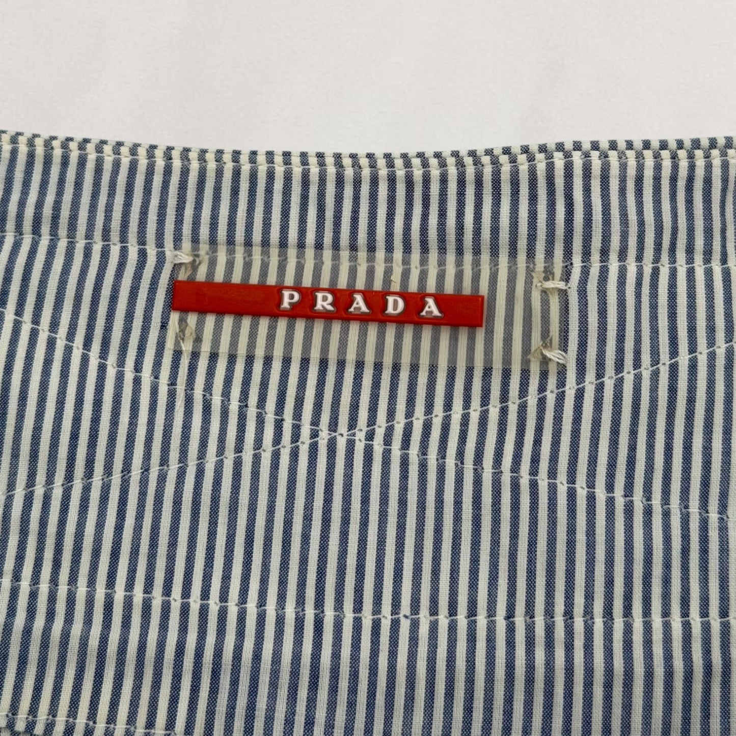 Prada pinstripe skirt
