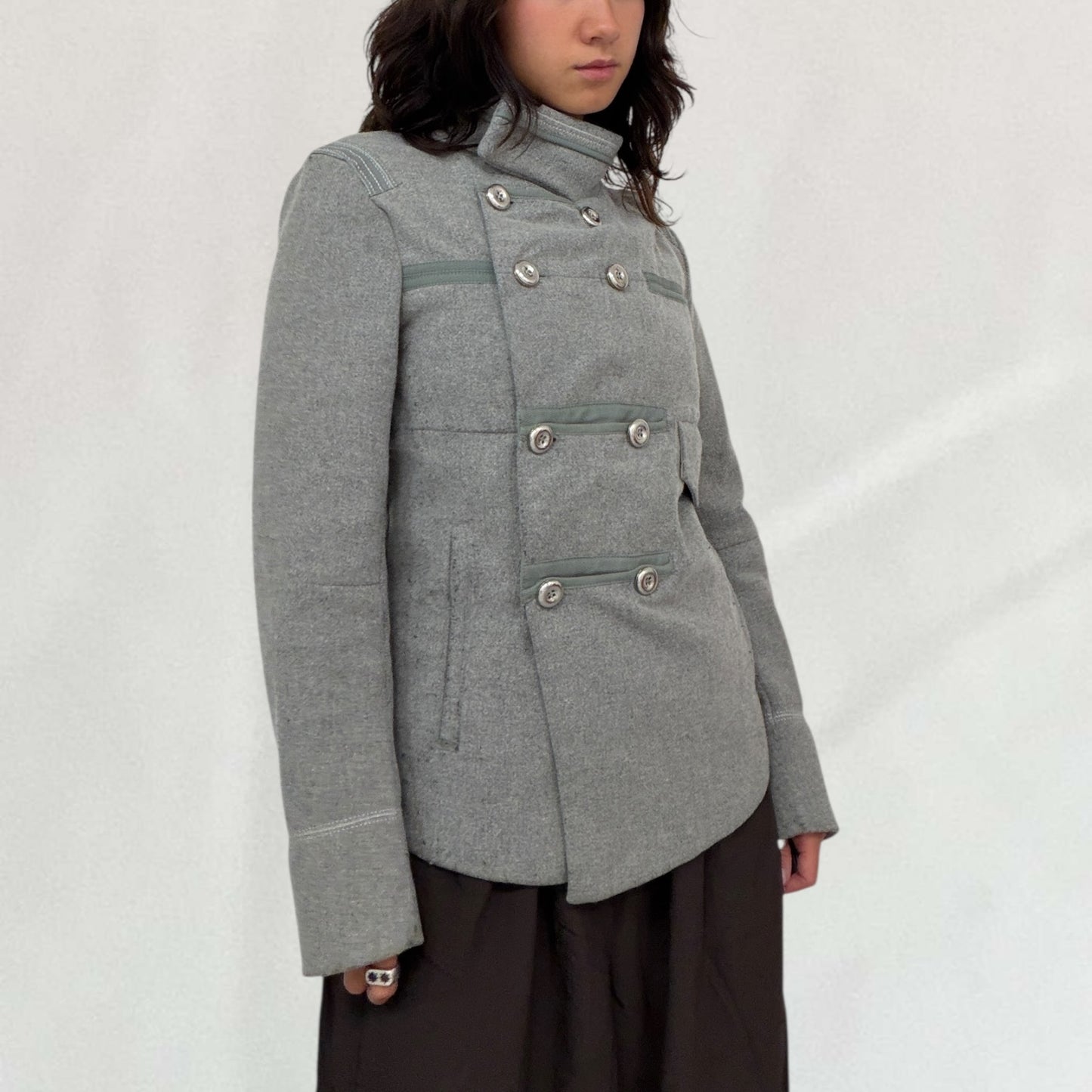 Marithé + François Girbaud asymmetric jacket