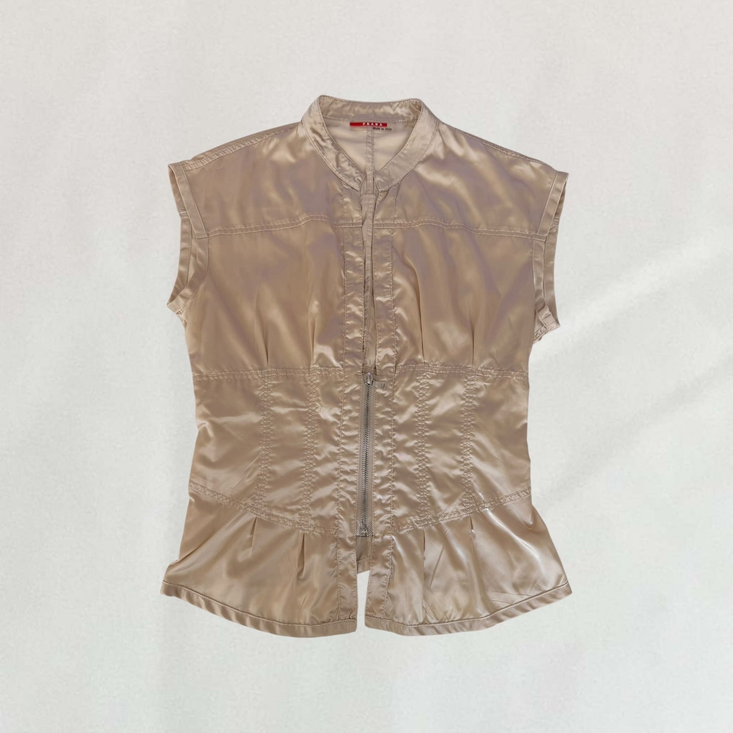 Prada satin blouse