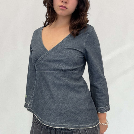 Cop Copine wrap top