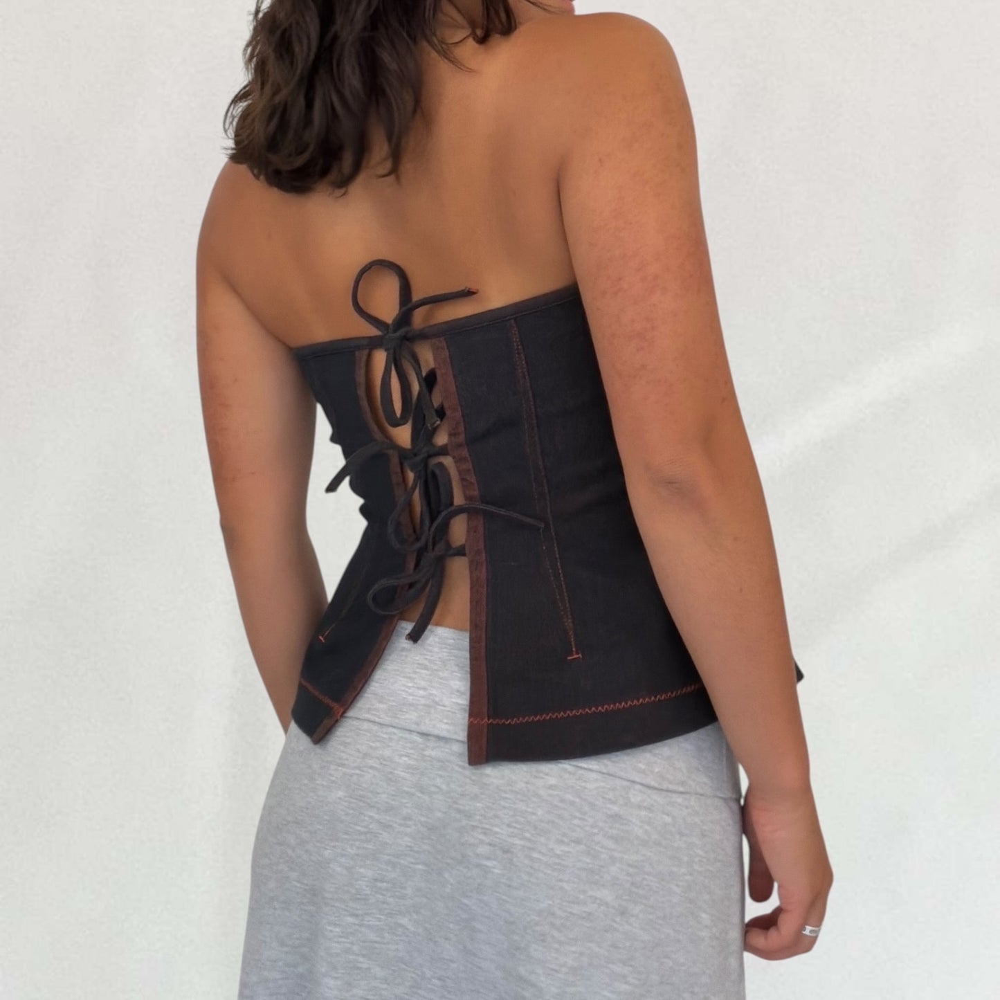 Cop Copine denim bandeau