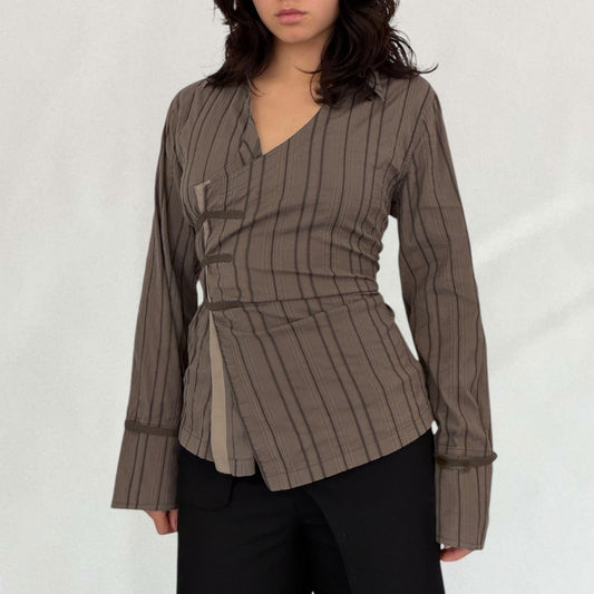Cop Copine pinstripe shirt